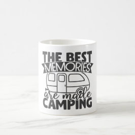 Die besten Erinnerungen sind Camping Funny Sprichw Kaffeetasse