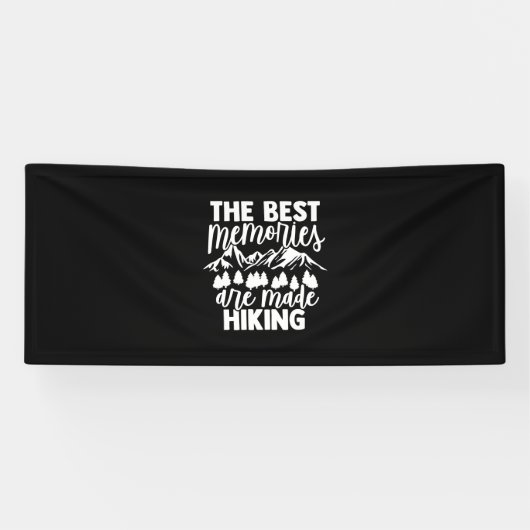 Die besten Erinnerungen sind Wandern Banner (Horizontal)