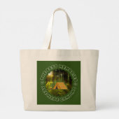 Die besten Erinnerungen werden zum Camping gemacht Jumbo Stoffbeutel (Rückseite)