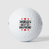 Die besten Ex-Girlfriend-Niedlichen Lustige Sprüch Golfball (Vorderseite)