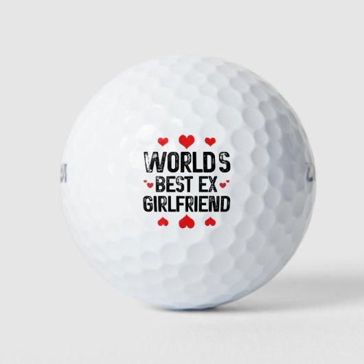 Die besten Ex-Girlfriend-Niedlichen Lustige Sprüch Golfball (Vorderseite)