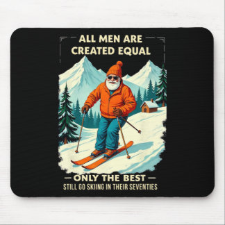 Die Besten fahren noch mit Siebzig Ski Mousepad