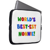 Die besten Farben der Welt für Nonnie Bright Laptopschutzhülle (Vorne Rechts)