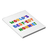 Die besten Farben der Welt für Nonnie Bright Notizblock (angewinkelt)