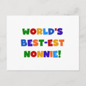 Die besten Farben der Welt für Nonnie Bright Postkarte (Vorderseite)