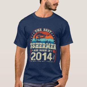 Die besten Fischer sind 2014 Geboren T-Shirt