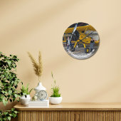 Die besten Flugfreunde für immer Foto Minimalistis Runde Wanduhr