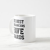 Die besten Freiberufler haben Bärte Kaffeetasse (Vorderseite Links)
