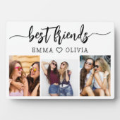 Die besten Freunde 3 Foto Collage Keepake Fotoplatte (Vorderseite)