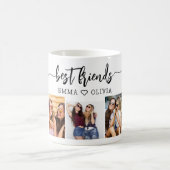 Die besten Freunde 3 Foto Collage Keepake Kaffeetasse (Mittel)