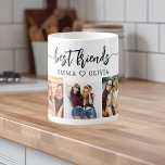 Die besten Freunde 3 Foto Collage Keepake Kaffeetasse<br><div class="desc">Feiern Sie Ihre Freundschaft mit den besten Freunden 3 Foto Collage Keepake Kaffee Tasse. Dieser personalisierte Schlamm verfügt über eine wunderschön arrangierte Collage aus drei hochgeschätzten Fotos, die unvergessliche Momente mit Ihren besten Freunden einfangen. Es ist aus hochwertigen Materialien gefertigt und eignet sich hervorragend, um Ihre Lieblingsgetränke zu genießen und...</div>