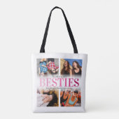 Die besten Freunde 4x Foto Besties Tasche (Rückseite)