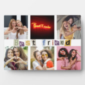 Die besten Freunde 6 Fotocollage Keepake Fotoplatte (Vorderseite)