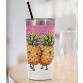 Die besten Freunde Ananas Kawaii Ananas Niedlich P Thermobecher