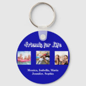 Die besten Freunde BESTE FREUNDIN Foto-Namen könig Schlüsselanhänger (Rückseite)