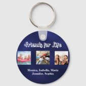 Die besten Freunde BESTE FREUNDIN Foto-Namen nagel Schlüsselanhänger (Vorderseite)