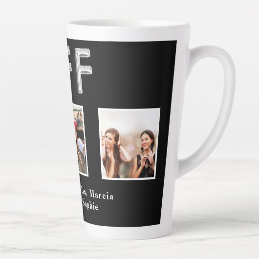 Die besten Freunde BESTE FREUNDIN Foto-Namen Schwa Milchtasse (Rechts)