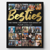 Die besten Freunde | Besties Foto Collage Fotoplatte (Vorderseite)
