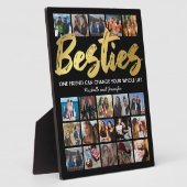 Die besten Freunde | Besties Foto Collage Fotoplatte (Seite)