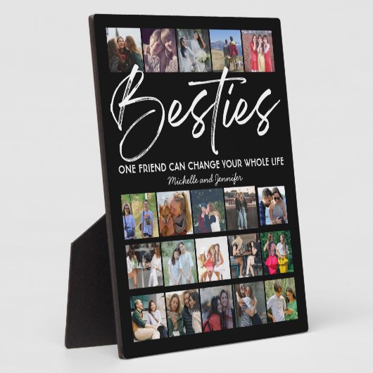 Die besten Freunde | Besties Foto Collage Fotoplatte (Seite)