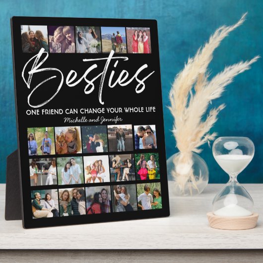 Die besten Freunde | Besties Foto Collage Fotoplatte (Seite)
