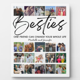 Die besten Freunde | Besties Foto Collage Fotoplatte