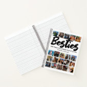 Die besten Freunde | Besties Foto Collage Notebook Notizblock (Innenseite)