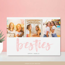Die besten Freunde Besties Foto Collage Plaque