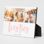 Die besten Freunde Besties Foto Collage Plaque Fotoplatte (Seite)