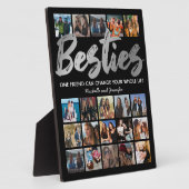 Die besten Freunde | Besties Foto Collage Plaque Fotoplatte (Seite)