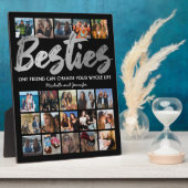 Die besten Freunde | Besties Foto Collage Plaque Fotoplatte (Seite)
