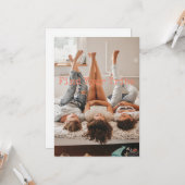 Die besten Freunde Boho Grußkarte Karte (Vorderseite/Rückseite Beispiel)