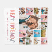 Die besten Freunde bunt 16 Foto modern minimalisti Fleecedecke (Vorderseite (Horizontal))