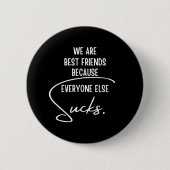 Die besten Freunde Button (Vorderseite)