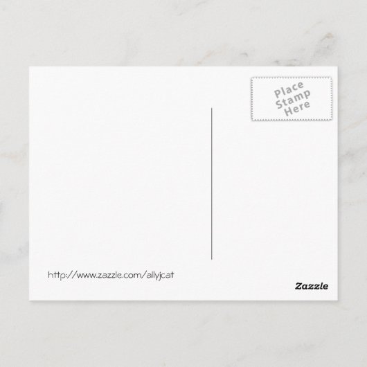 Die besten Freunde - Cat & German Shepherds Post C Postkarte (Rückseite)