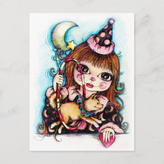 Die besten Freunde... Circus Spaß! Postkarte (Vorderseite)