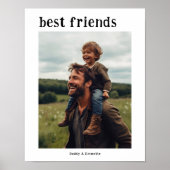 Die besten Freunde | Daddy & Me Foto Poster (Vorne)