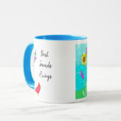 Die besten Freunde der Kunst Tasse (Vorderseite Links)