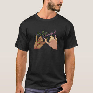 Die besten Freunde des Hübsch vernetzten grünen ro T-Shirt