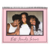 Die besten Freunde des neuen, rosa Fotos Kalender (Titelbild)