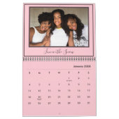 Die besten Freunde des neuen, rosa Fotos Kalender (Jan 2026)