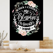 Die besten Freunde, die ich dir zählen kann Poster (Küche)