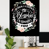 Die besten Freunde, die ich dir zählen kann Poster (Heimbüro)