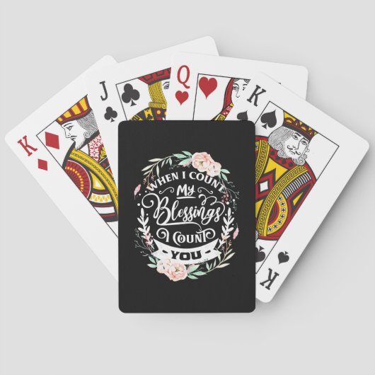 Die besten Freunde, die ich dir zählen kann Spielkarten (Rückseite)