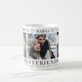 Die besten Freunde durch dickes und dünnes Drei Fo Kaffeetasse