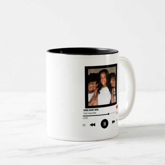 Die besten Freunde Einzigartiges Geschenk für Pers Zweifarbige Tasse (VorderseiteRechts)