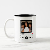 Die besten Freunde Einzigartiges Geschenk für Pers Zweifarbige Tasse (Links)