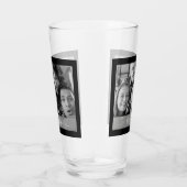 Die besten Freunde Foto Schwarz und Weiß Glas (Rechts)