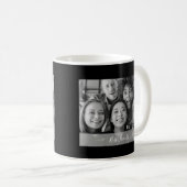 Die besten Freunde Foto Schwarz und Weiß Kaffeetasse (VorderseiteRechts)