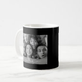 Die besten Freunde Foto Schwarz und Weiß Kaffeetasse (Vorderseite Links)